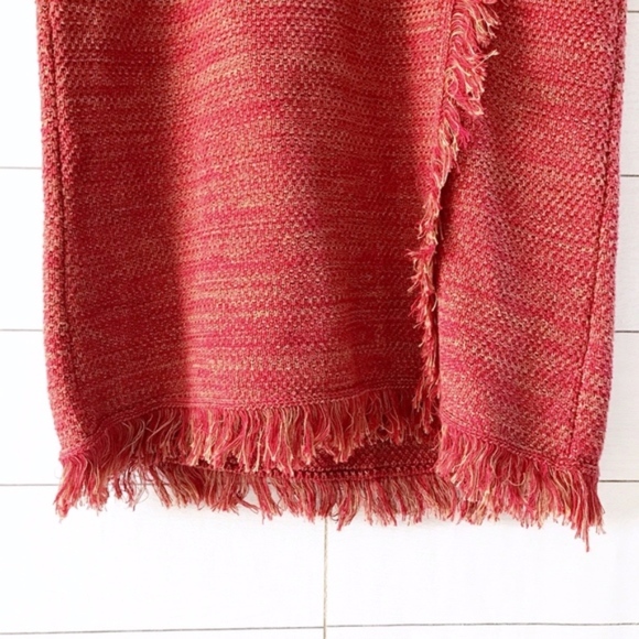 Anthropologie Holding Horses Red Knit Shift Dress - Picture 5 of 8